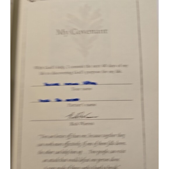 The Purpose Driven Life by Rick Warren a paperback book - Picture 4 of 10